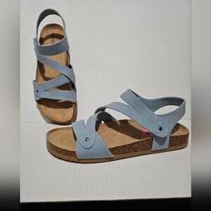 Baretraps NEW Light baby blue Porter Strappy Sandals Sz 10 comfort